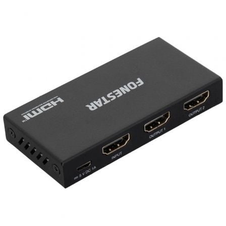 Duplicador HDMI Fonestar FO-22S2ED/ 2x HDMI Hembra